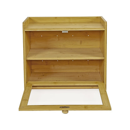 Enclosed Bread Box – Large Kitchen Countertop Bread Storage Container for Freshness & Organisation - Image 4