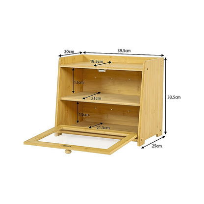Enclosed Bread Box – Large Kitchen Countertop Bread Storage Container for Freshness & Organisation - Image 8