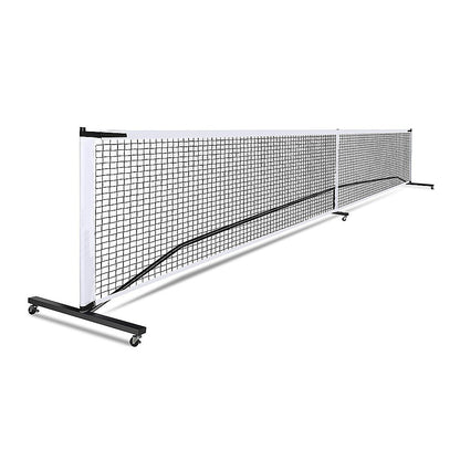 Portable 6.7m Pickleball Net Set – Heavy Duty Metal Frame with Wheels