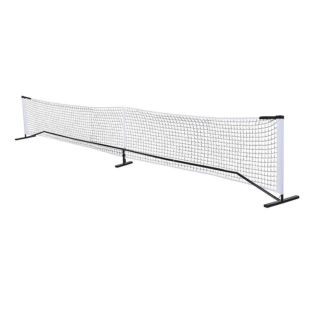 Portable 6.7m Pickleball Net Set – Heavy Duty Metal Frame with Wheels - Image 2