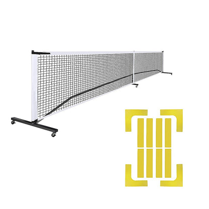 Portable 6.7m Pickleball Net Set – Heavy Duty Metal Frame with Wheels - Image 5