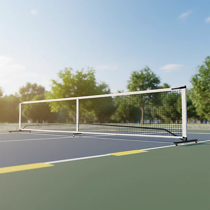 Portable 6.7m Pickleball Net Set – Heavy Duty Metal Frame with Wheels - Image 8