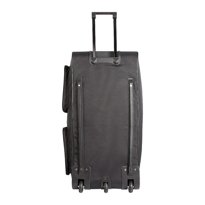 Large Black Wheeled Travel Duffle Bag – Rolling Luggage Trolley - Image 4
