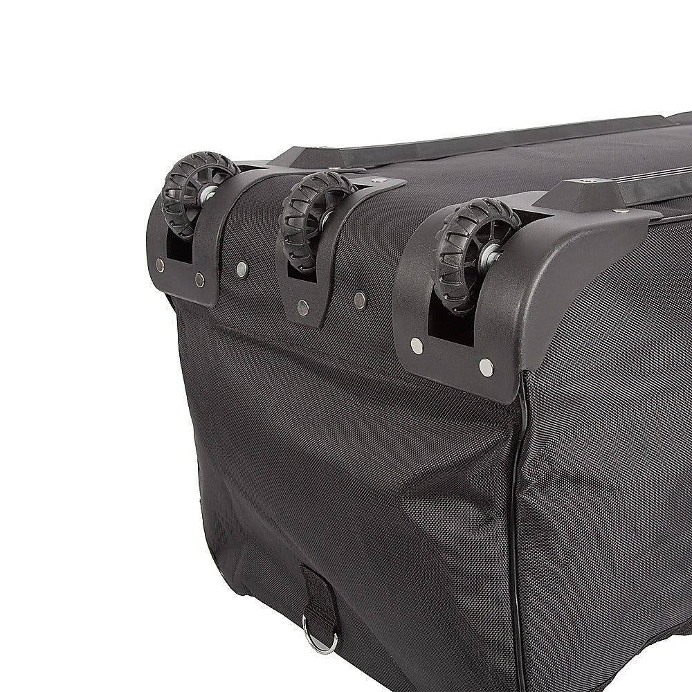 Large Black Wheeled Travel Duffle Bag – Rolling Luggage Trolley - Image 6