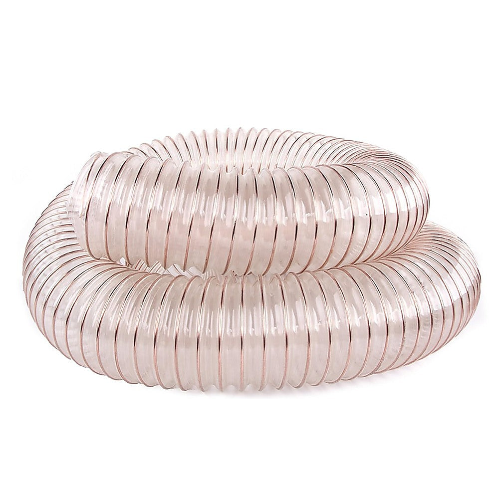 2m PU Flexible Ducting Hose – Clear Ventilation & Dust Extraction Tube for Woodworking & Fume Control - Image 2