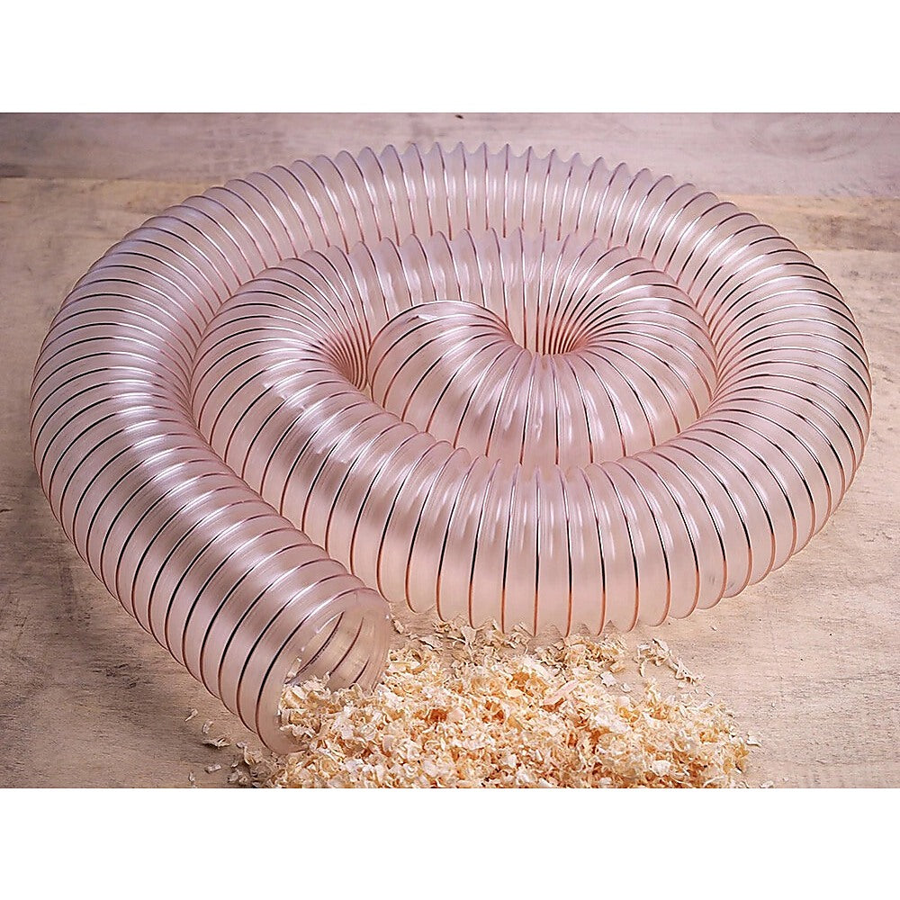 2m PU Flexible Ducting Hose – Clear Ventilation & Dust Extraction Tube for Woodworking & Fume Control - Image 4