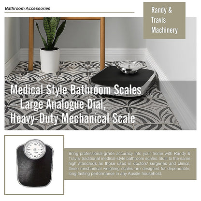 Medical Style Bathroom Scales – Large Analogue Dial, Heavy-Duty Mechanical Scale - Image 6