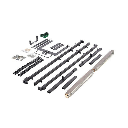 Single DIY Wall Bed Hardware Kit with Silver handle – Frame & Mechanism for Custom Build - Image 6