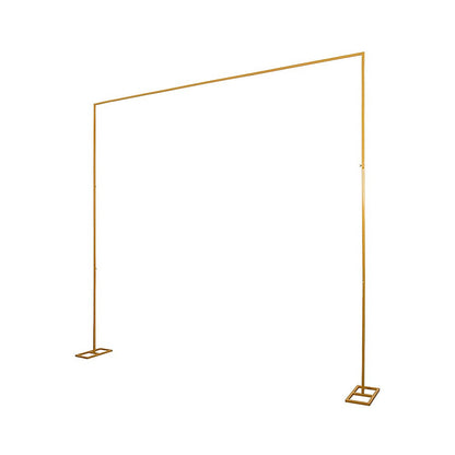 3m Wedding Arch Backdrop Stand – Square Metal Frame for Balloons & Flowers - Image 6