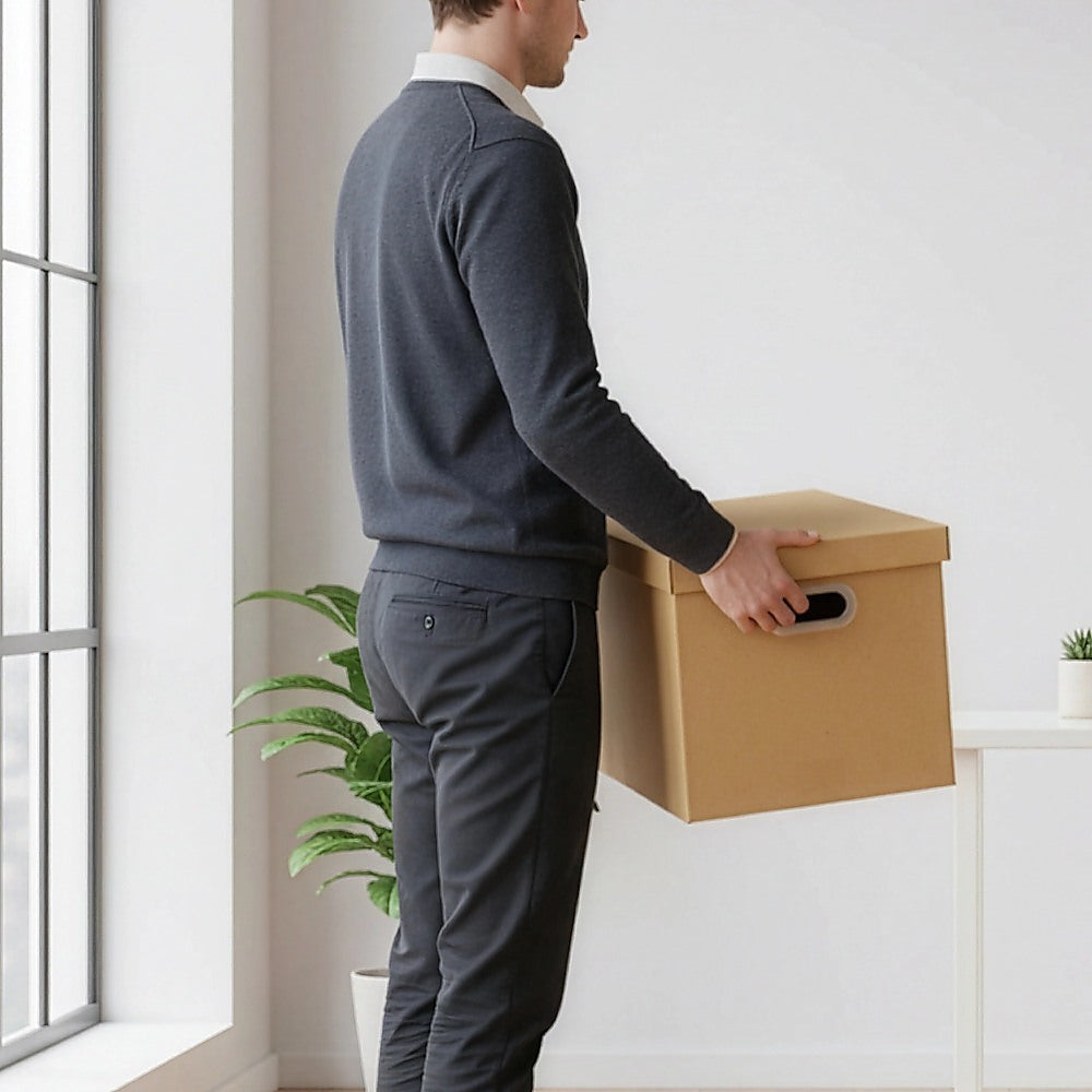 10Pcs Corrugated Cardboard Storage Boxes – Multi-Purpose Organising Cartons - Image 5