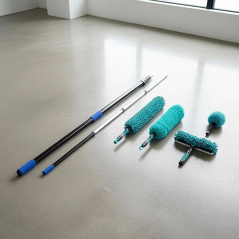 9m Extendable Ceiling Duster Kit – Heavy Duty Telescopic Pole Cleaner - Image 4