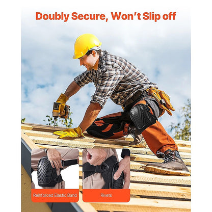 Heavy Duty Work Knee Pads – Construction Safety Pads with Soft Foam & Gel Cushion for All-Day Comfort - Image 4