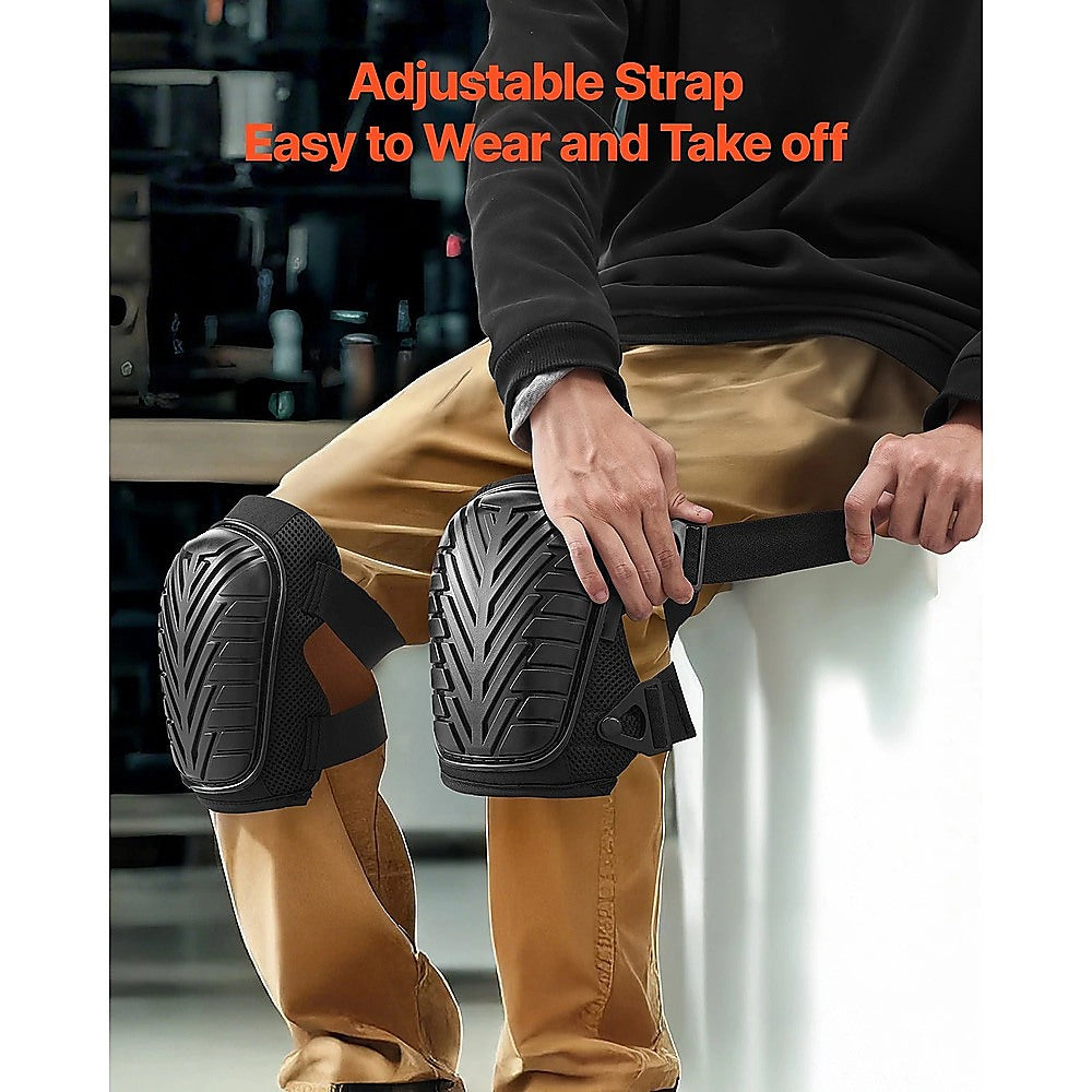 Heavy Duty Work Knee Pads – Construction Safety Pads with Soft Foam & Gel Cushion for All-Day Comfort - Image 7