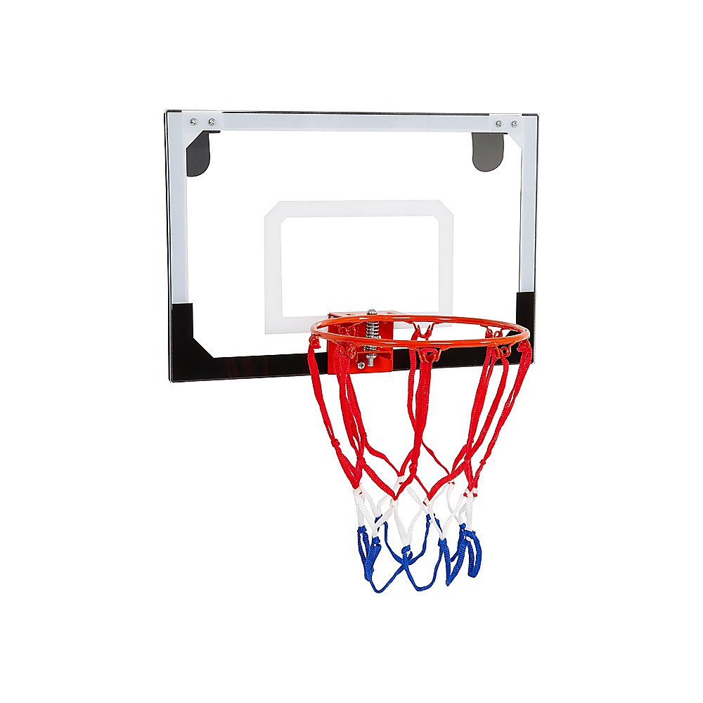 Indoor Mini Basketball Hoop Set – Door Mounted Backboard Kit with Ring & Ball - Image 4