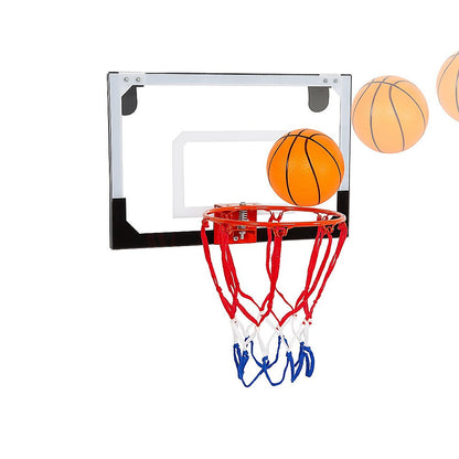 Indoor Mini Basketball Hoop Set – Door Mounted Backboard Kit with Ring & Ball - Image 8