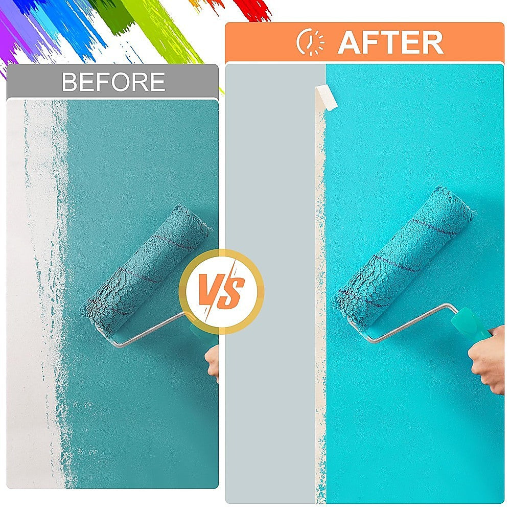 72 x White Masking Tape Rolls – 24mm x 50m Painters Adhesive Tape for Painting - Image 9