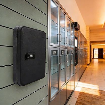 48-Key Cabinet Key Safe with Combination Lock & Keys – Wall Mounted Storage - Image 2
