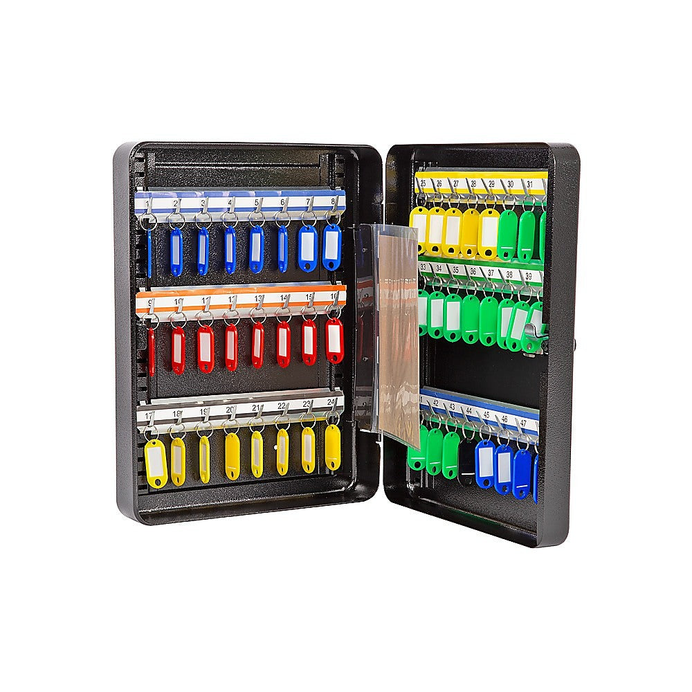48-Key Cabinet Key Safe with Combination Lock & Keys – Wall Mounted Storage - Image 6