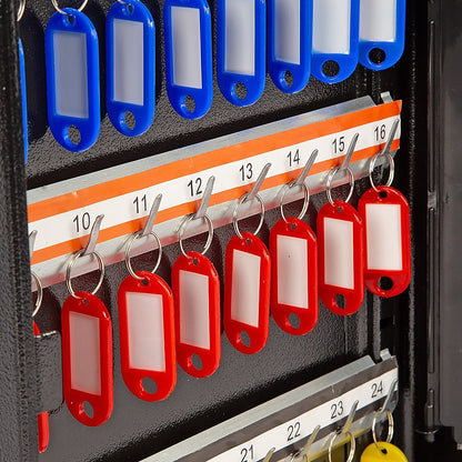 48-Key Cabinet Key Safe with Combination Lock & Keys – Wall Mounted Storage - Image 8