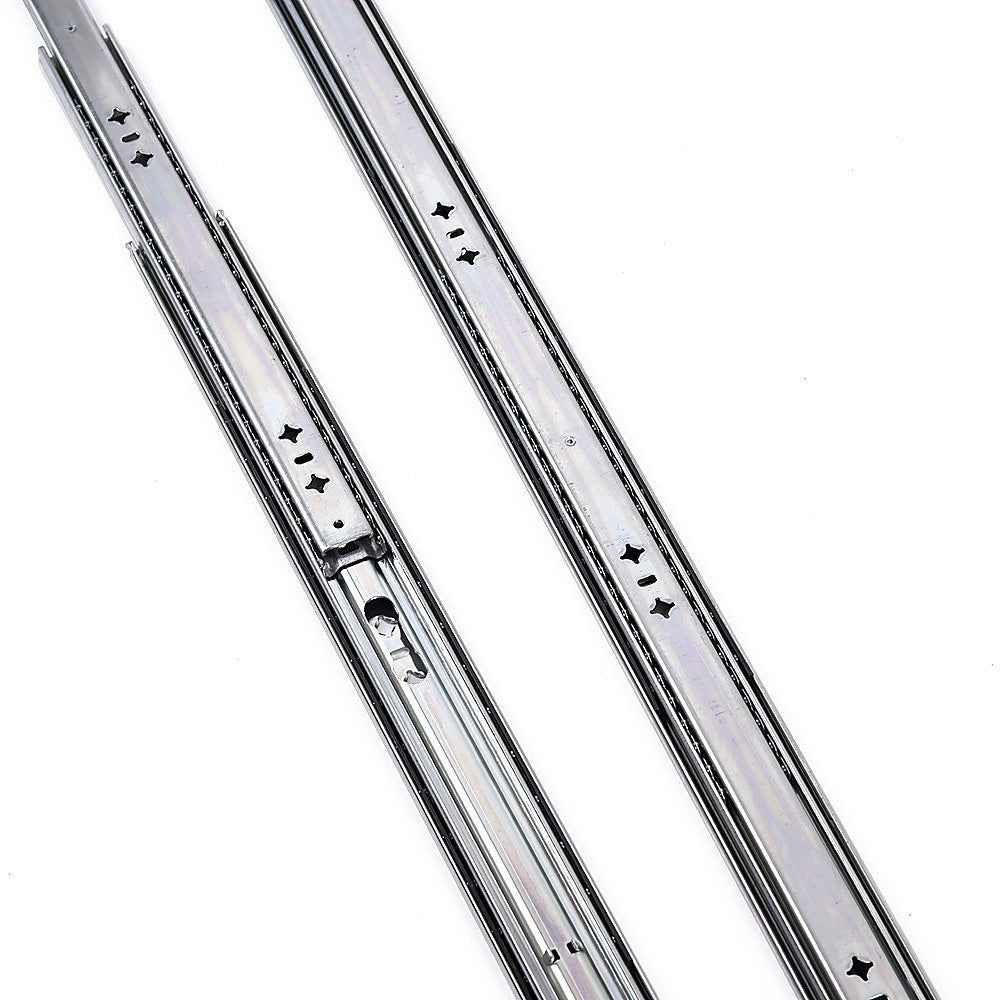 80cm Drawer Runners Pair – Heavy Duty 100kg Locking Slide Rails - Image 4