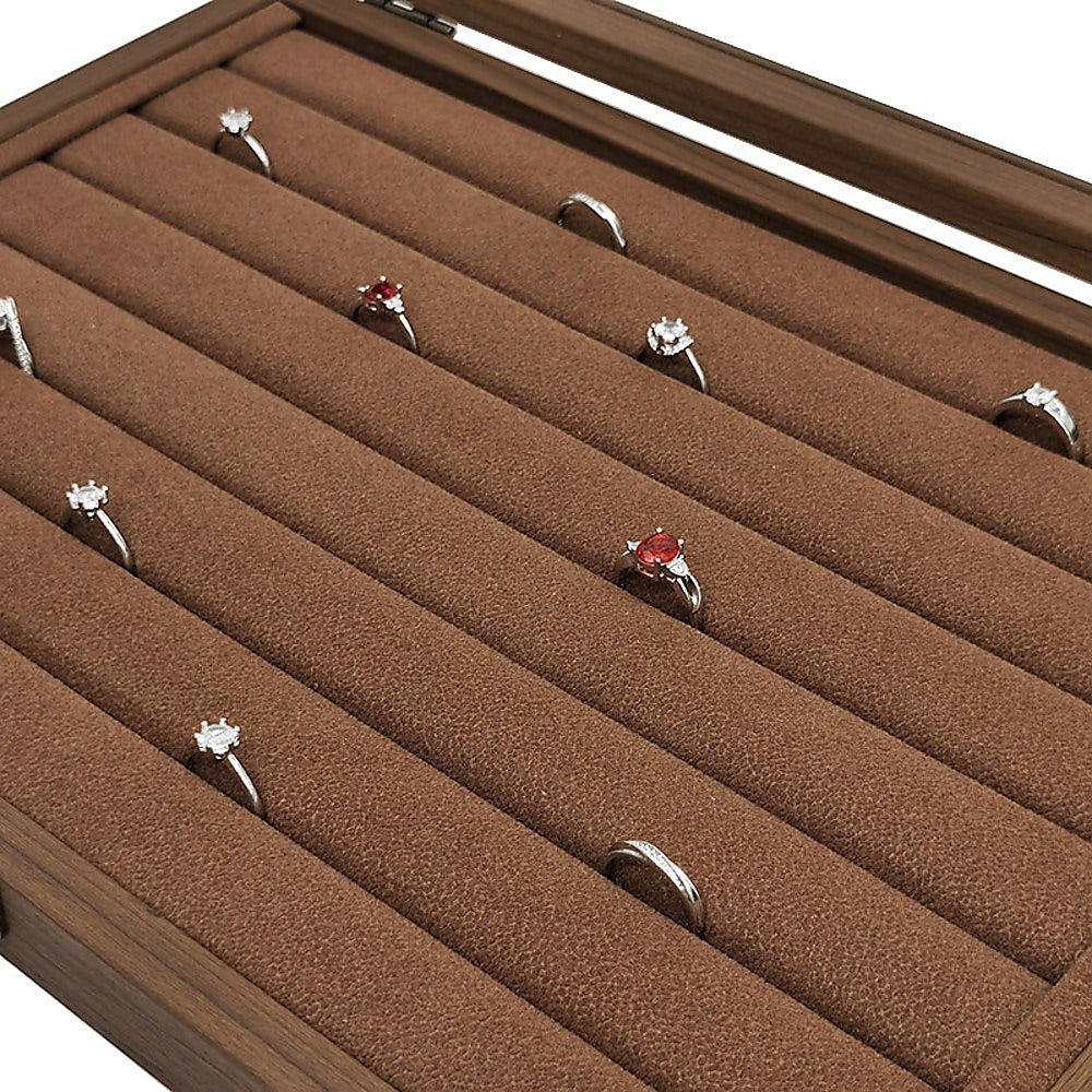 Wooden Jewellery Storage Box – Organiser Case for Rings, Earrings & Accessories - Image 7