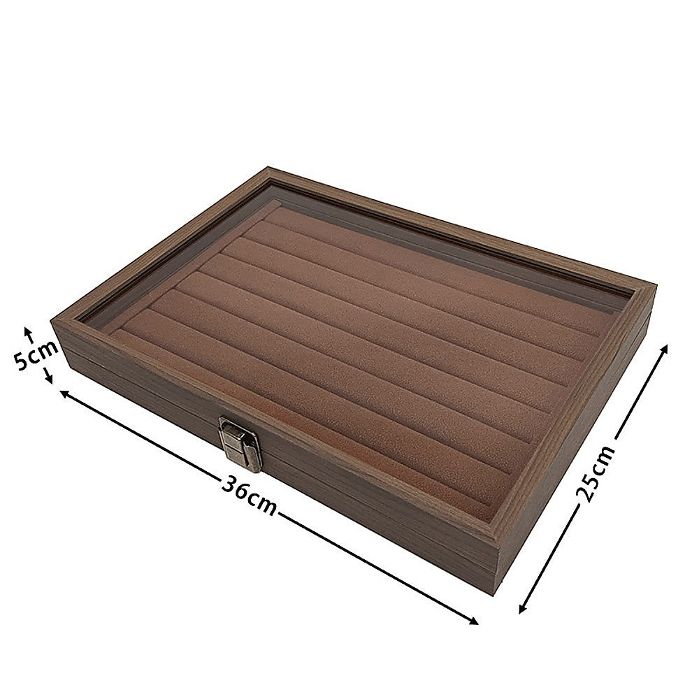 Wooden Jewellery Storage Box – Organiser Case for Rings, Earrings & Accessories - Image 8