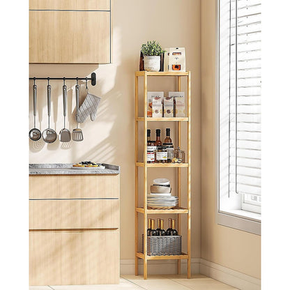 5 Tier Bookshelf Storage Bookcase Shelving Unit for Home Office - Image 3