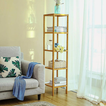 5 Tier Bookshelf Storage Bookcase Shelving Unit for Home Office - Image 9