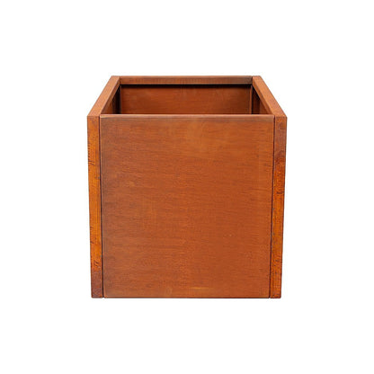 Corten Steel Planter Box 62x40x39cm Outdoor Garden Raised Bed Rust Finish - Image 4