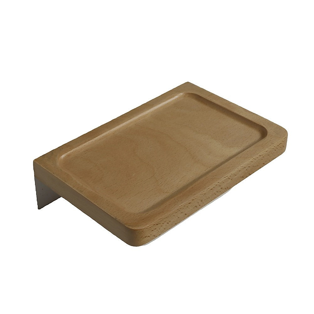 Toilet Paper Holder with Shelf Wall Mounted Bathroom Storage - Image 4
