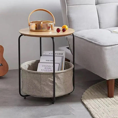 Modern Bedside Table Nightstand Storage for Bedroom or Living Room - Image 2