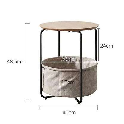 Modern Bedside Table Nightstand Storage for Bedroom or Living Room - Image 5