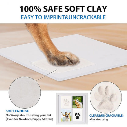 Pet Paw Print Kit DIY Photo Frame for Dogs & Cats Keepsake - Image 6