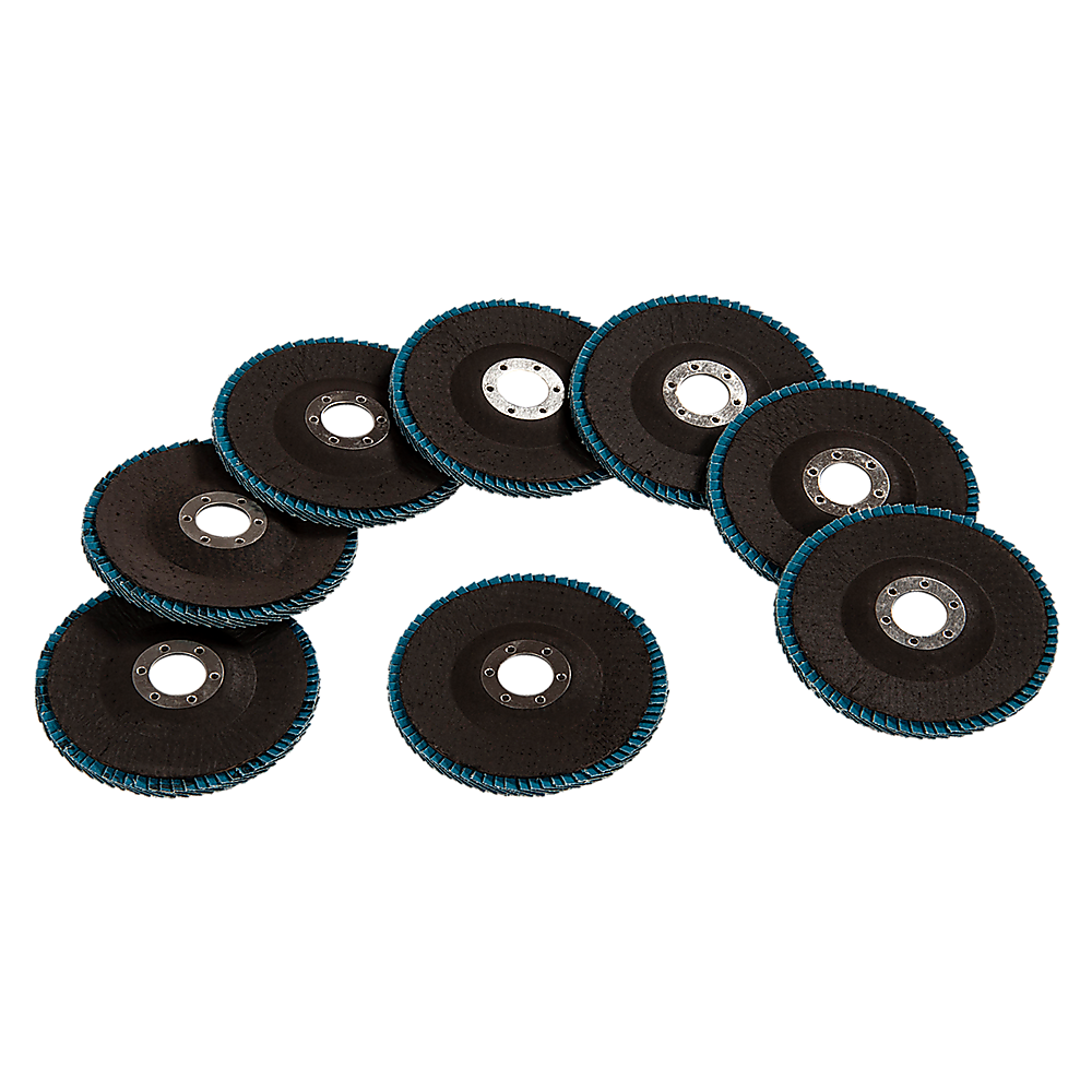40 Grit Zirconia Flap Discs 4.5in 40 Pack for Angle Grinder Grinding - Image 4