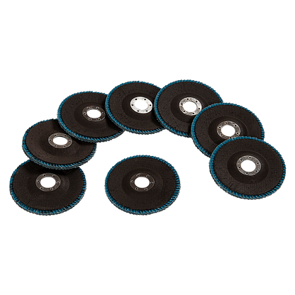 40 Grit Zirconia Flap Discs 4.5in 40 Pack for Angle Grinder Grinding - Image 4