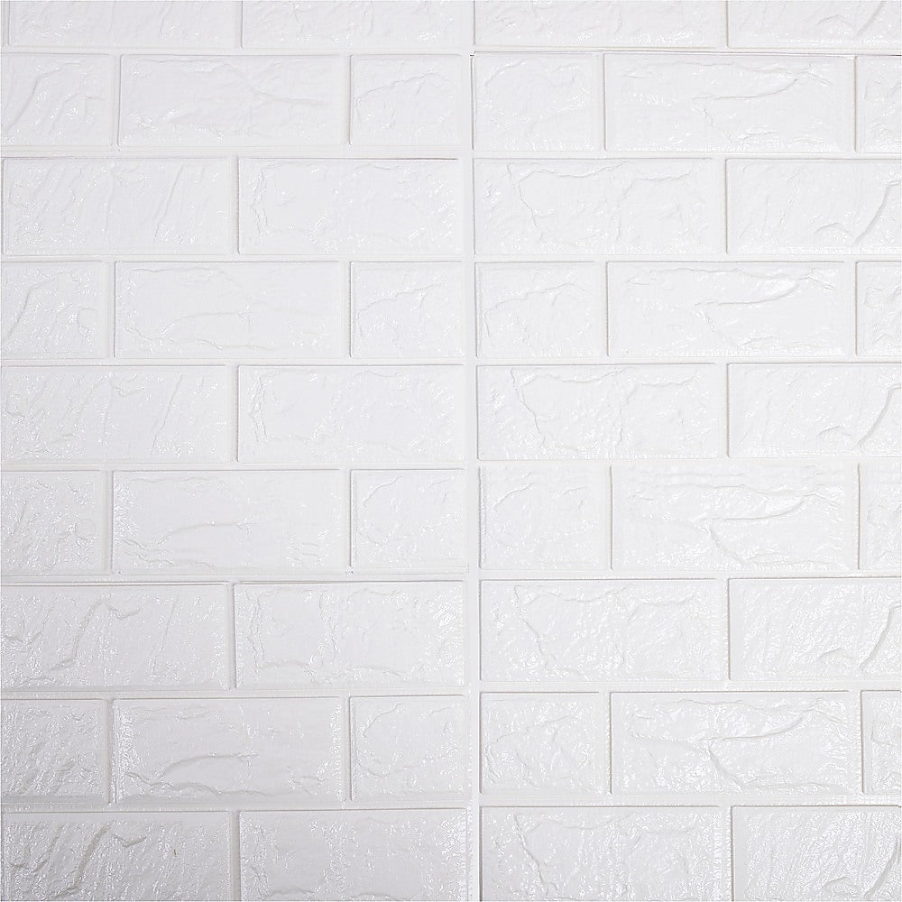 3D Brick Wall Tile Stickers 60x30cm – 50 Pack Peel & Stick Wallpaper - Image 4