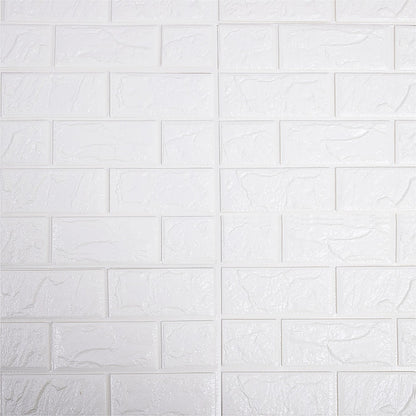 3D Brick Wall Tile Stickers 60x30cm – 50 Pack Peel & Stick Wallpaper - Image 4