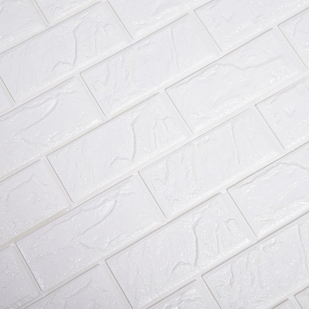 3D Brick Wall Tile Stickers 60x30cm – 50 Pack Peel & Stick Wallpaper - Image 8