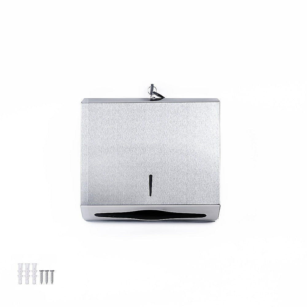 304 Stainless Steel Wall Mounted Paper Towel Dispenser Holder - Image 4