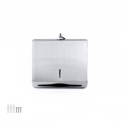 304 Stainless Steel Wall Mounted Paper Towel Dispenser Holder - Image 4