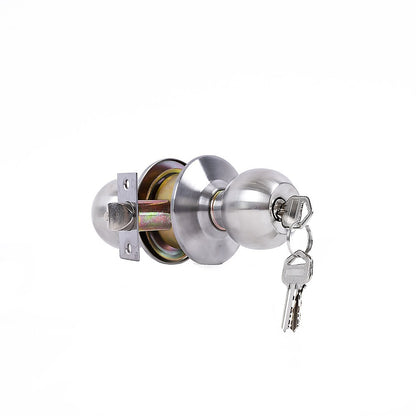 Round Door Lock Knob Set for Internal and Entry Doors