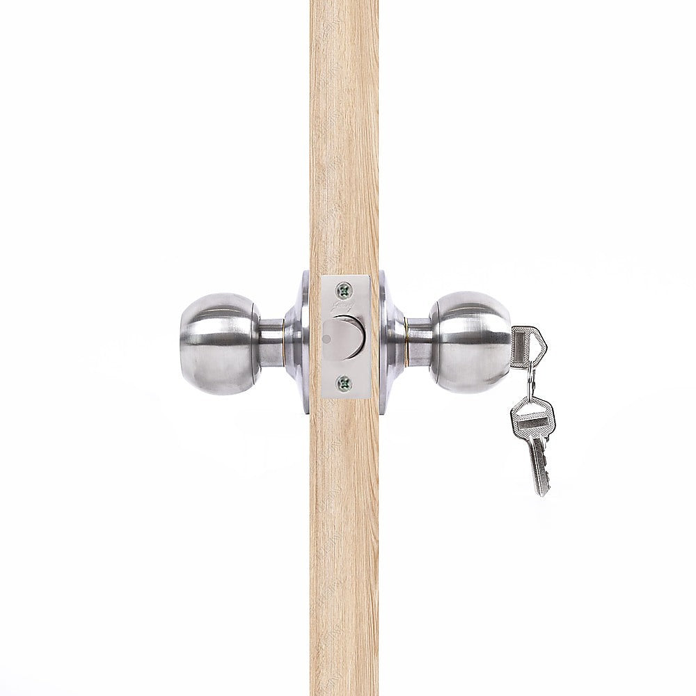 Round Door Lock Knob Set for Internal and Entry Doors - Image 3
