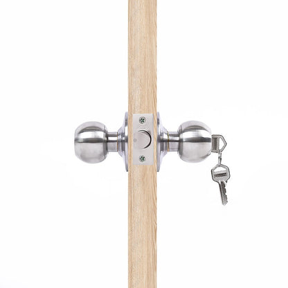 Round Door Lock Knob Set for Internal and Entry Doors - Image 3
