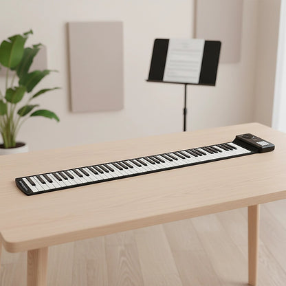 88 Key Portable Foldable Silicone Electronic Keyboard Piano Music - Image 7