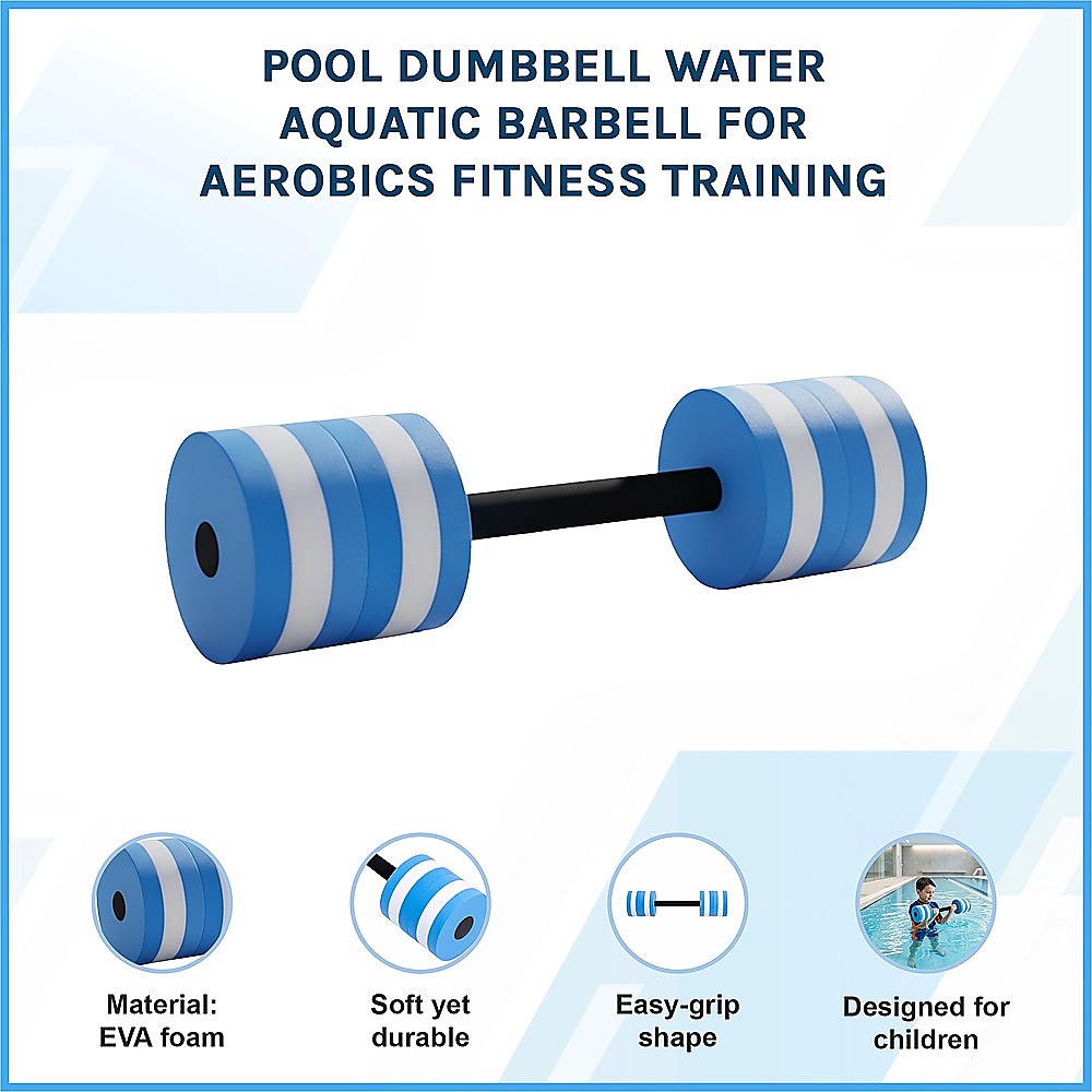 Pool Dumbbell Water Aquatic Barbell for Aerobics Fitness Training - Image 3