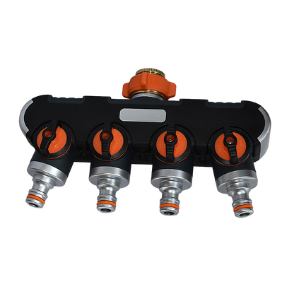 4 Way Hose Splitter Tap Garden Water Irrigation Distributor Valve - Image 5