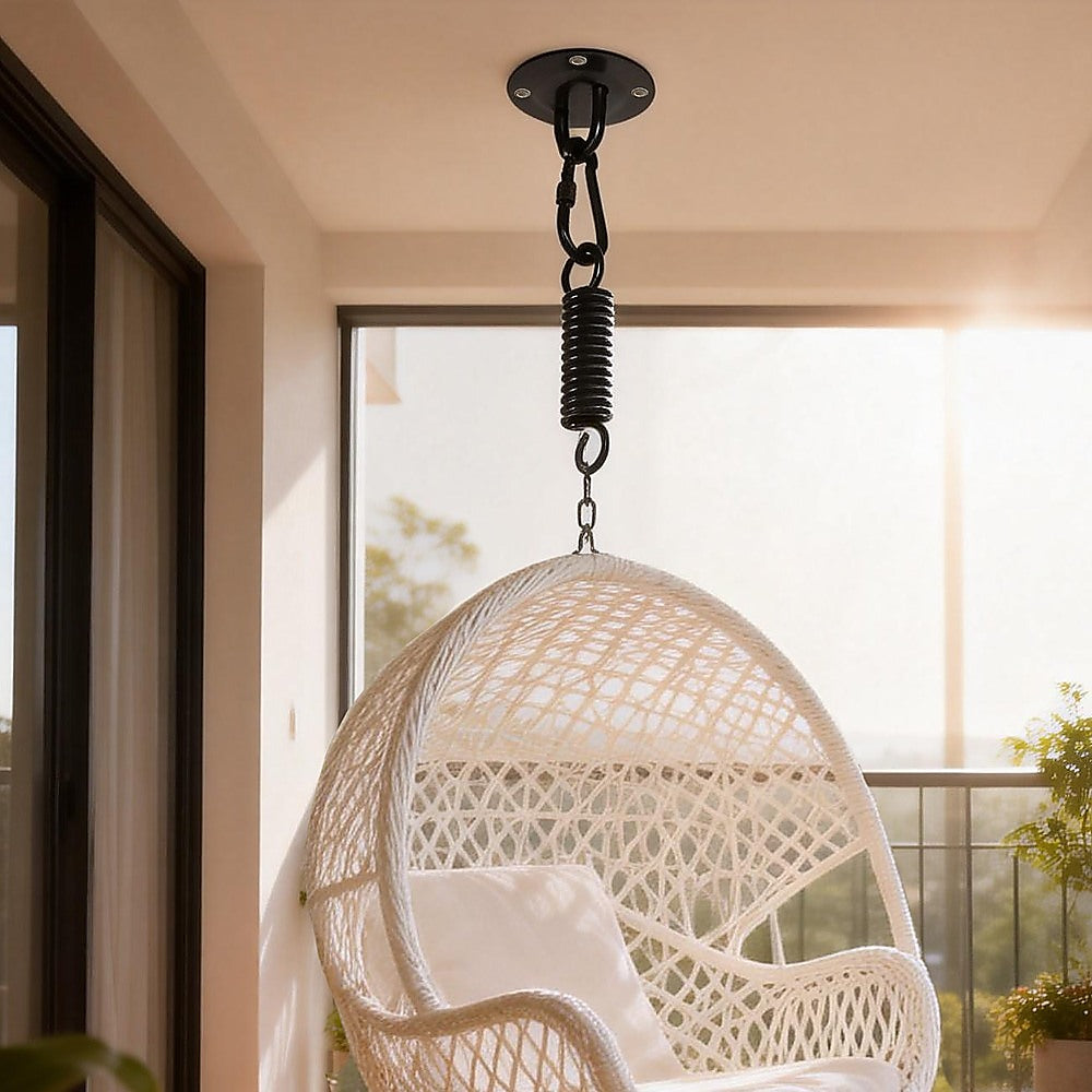 Heavy Duty Swing Hanger Suspension Ceiling Hook Spring Carabiner - Image 2