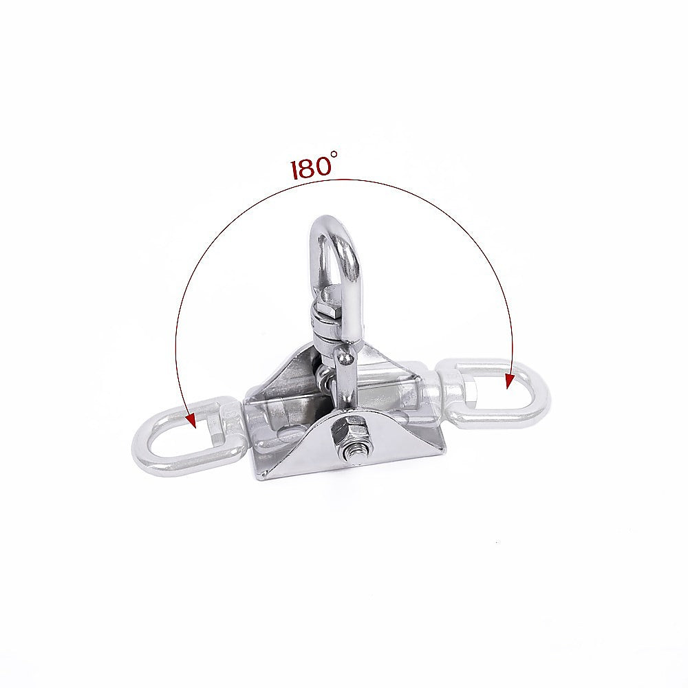 304 Stainless Steel Swing Hanger Heavy Duty 360 Degree Swivel Hook Mount - Image 5