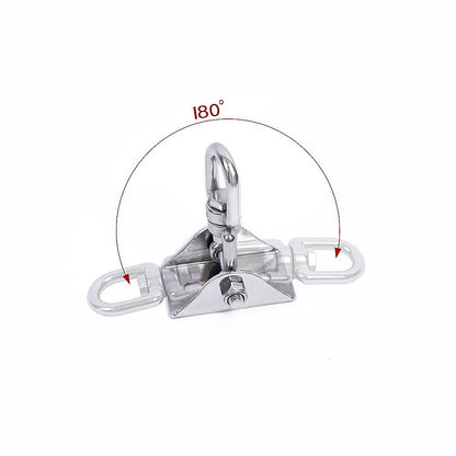 304 Stainless Steel Swing Hanger Heavy Duty 360 Degree Swivel Hook Mount - Image 5