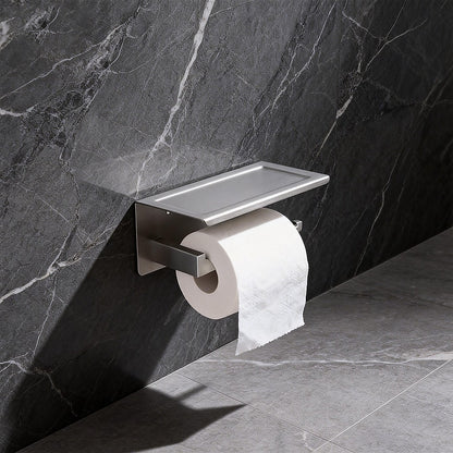 Toilet Paper Holder 304 Stainless Steel Roll Hook Storage Rack - Image 3